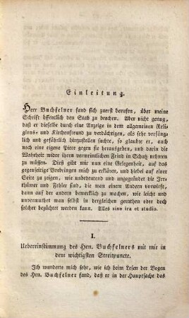 Erklärung auf die Schrift: Beweise der Offenbarung und Vernunft, daß es zur Erlangung der Seligkeit nicht gleichgültig ist, zu welchem christlichen Glaubensbekenntnisse man sich bekenne : Zugleich Beantwortung der Frage: Wer wird selig? Ein Wort zur Beherzigung vor dem Antritte gemischter Ehen