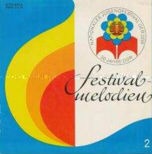 Schallplatte zum Nationalen Jugendfestival der DDR