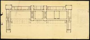 Technische Universität Berlin Hauptgebäude: TU Hauptgebäude, Grundriss 3. Obergeschoss, neu: 4. Obergeschoss 1:400