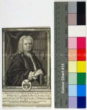 Porträt des lutherischen Theologen, Bibliothekars und Kirchenlieddichters Karl Heinrich Lange