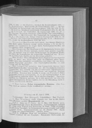 Sitzung am 21. April 1896.