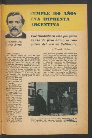Cumple 100 años una imprenta argentina
