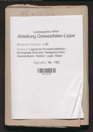 Korrespondenz der Prokuratoren (Anwälte), Protokolle und Kostenrechnungen