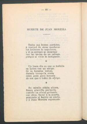 Muerte de Juan Moreira