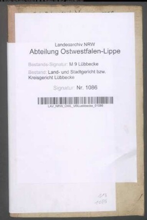 Erblasser: Rosenbohm, Marie Dorothee:
