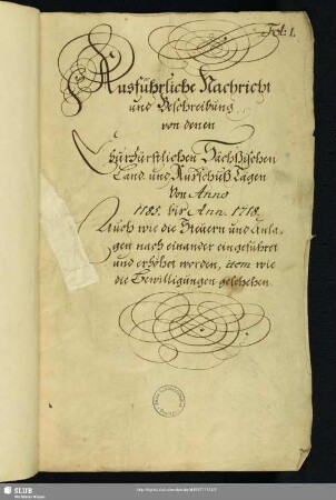 Ausführliche Nachricht und Beschreibung von denen Churfürstlichen Sächßischen Land- und Ausschuß-Tagen von Anno 1185 bis Ann. 1718