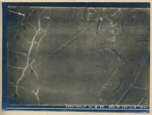 Foto von Gräben und Stellungen um den Chemin des Dames südlich von Corbeny