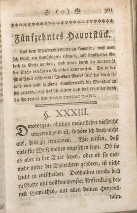 Fünfzehntes Hauptstück.