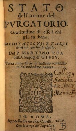 Stato dell'anime del purgatorio
