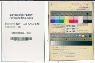 Entnazifizierung Fritz Steinhauer , geb. 03.07.1903 (Buchhalter)