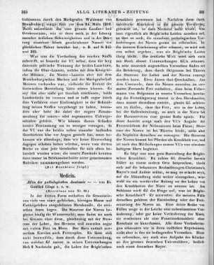 Gluge, G.: Atlas der pathologischen Anatomie. Oder bildliche Darstellung und Erläuterung der vorzüglichsten krankhaften Veränderungen der Organe und Gewebe des menschlichen Körpers. Zum Gebrauche für Ärzte und Studierende. Jena: Mauke 1845-46 (Beschluss von Nr. 39)