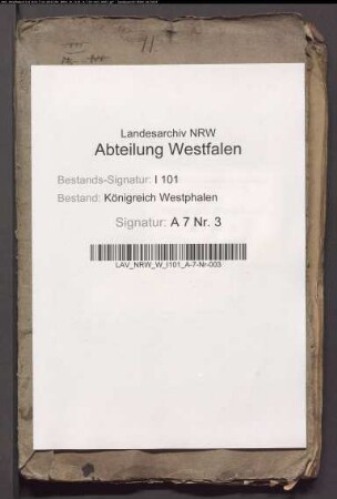 Bisherige direkte Abgaben im Weserdepartement