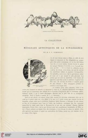 10: La collection de médailles artistiques de la Renaissance de M. J. C. Robinson