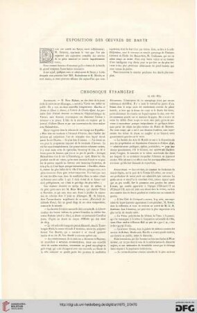 Exposition des oeuvres de Barye