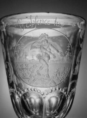 Deckelpokal (mit Cupido-Emblemen) aus Schloß Moritzburg