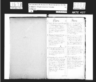 Registrande für das Jahr 1863