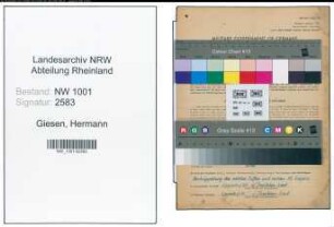 Entnazifizierung Hermann Giesen, geb. 10.12.1891 (Landwirt)