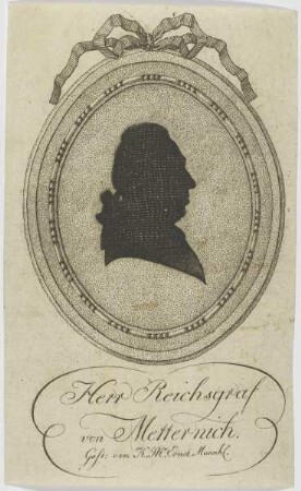 Bildnis des Franz Georg Karl von Metternich