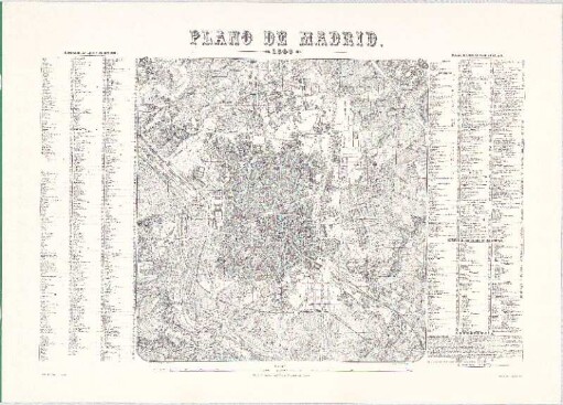 Plano De Madrid
