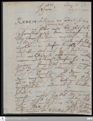 Brief von Henriette Catharina v. Gersdorff an August Hermann Francke.