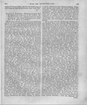Fechner, G. T.: Massbestimmungen über die galvanische Kette. Leipzig: Brockhaus 1831
