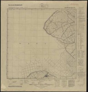 Meßtischblatt 2408 : Westermarsch, 1942 : Westermarsch. - Bericht. 1939, Ausg. 1942. - 1:25000. - [Berlin]: Reichsamt für Landesaufnahme, 1942. - 1 Kt.