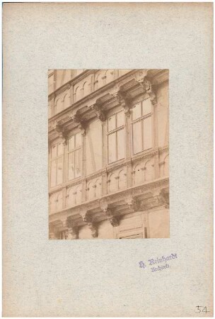 Fachwerkdetail: Fassadenansicht