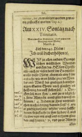 Am XXIV. Sontag nach Trinitatis.