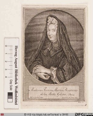 Bildnis Jeanne-Marie Guyon, Madame G., geb. Bouvier de La Motte