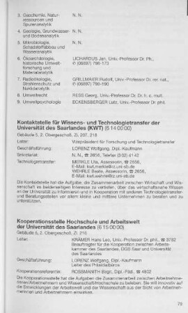 Kontaktstelle für Wissens- und Technologietransfer