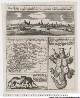 Westphälisches Land-Mäpplein, samt dem Weßer-Strom- welcher gegend die Frantzo: im Junio u: Jullio 1679. nach dem Brem- u: Oldenburgischen Marchiert