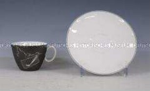 Kaffeeservice "Papageno": Tasse mit Untertasse