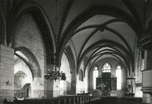 Prettin. Pfarrkirche 13/14. Jahrhundert. Inneres nach Ost