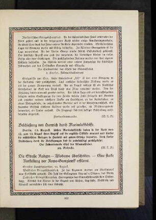 Beschießung von Harwich durch Marineluftschiffe.