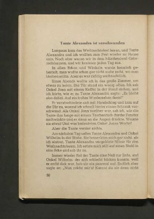 Tante Alexandra ist verschwunden