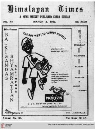 No. XXVII (04 March 1962)