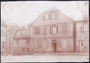 Rittersberg Alter Zustand. Ca 1890. Straße: Am Rittersberg. Gaststätte "Zum Reichsapfel"