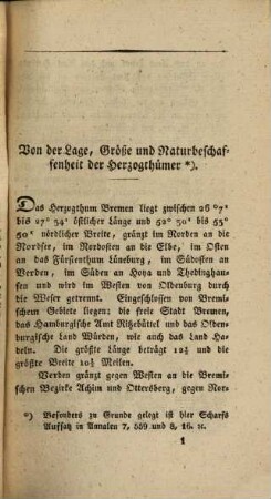 Geschichte und Landesbeschreibung der Herzogthümer Bremen und Verden, 1