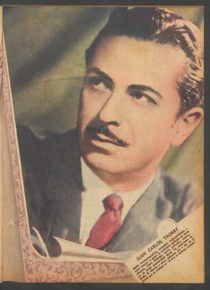 [Fotografía de] Juan Carlos Thorry