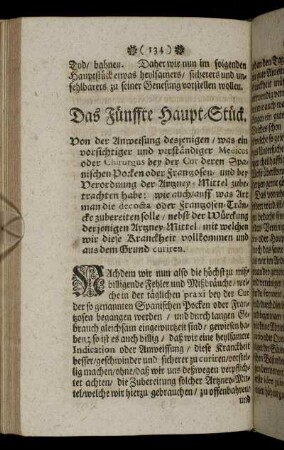 Das Fünffte Haupt-Stück.