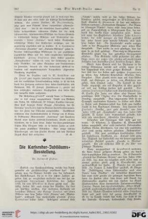 7: Die Karlsruher-Jubiläums-Ausstellung