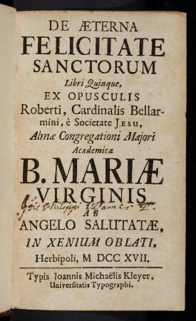 1r-351, De Aeterna Felicitate Sanctorum