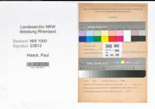 Entnazifizierung Paul Haack, geb. 19.08.1911 (Elektriker)