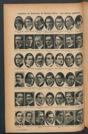Facultad de Medicina de Buenos Aires.- Los nuevos médicos