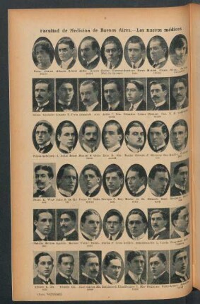 Facultad de Medicina de Buenos Aires.- Los nuevos médicos