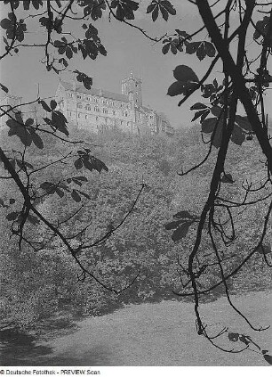 Eisenach. Blick zur Wartburg