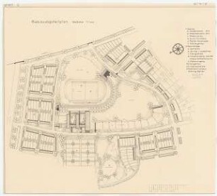 Bebauungsplan von Köln-Vogelsang: Lageplan 1:1000