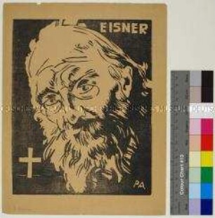 Porträt des sozialistischen deutschen Politikers Kurt Eisner