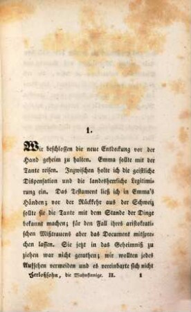 Gesammelte Schriften, 5. Die Wahnsinnige ; 2