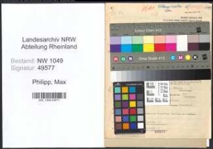 Entnazifizierung Max Philipp , geb. 31.10.1901 (Abteilungsleiter)